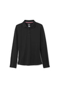 Long Sleeve Fitted Stretch Pique Polo (Feminine Fit)