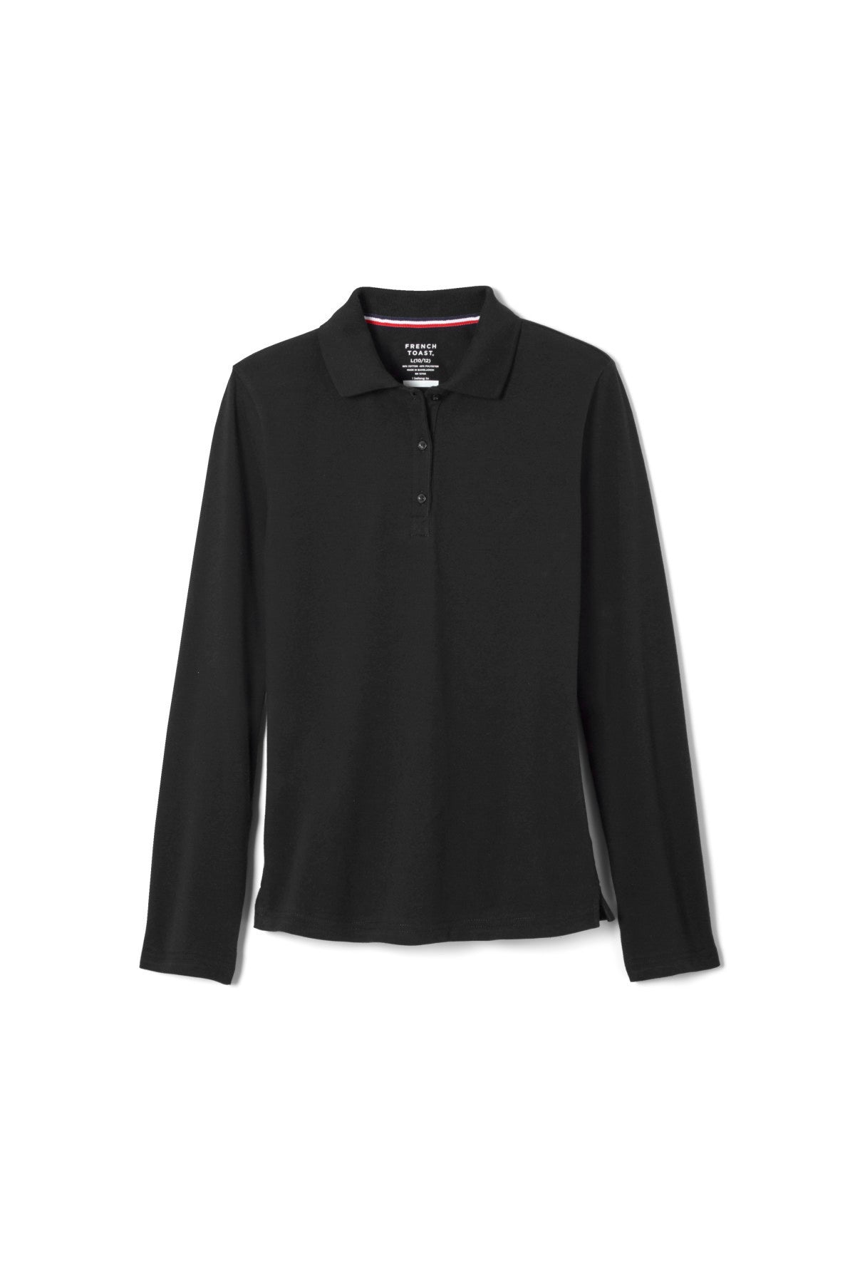 Long Sleeve Fitted Stretch Pique Polo (Feminine Fit)