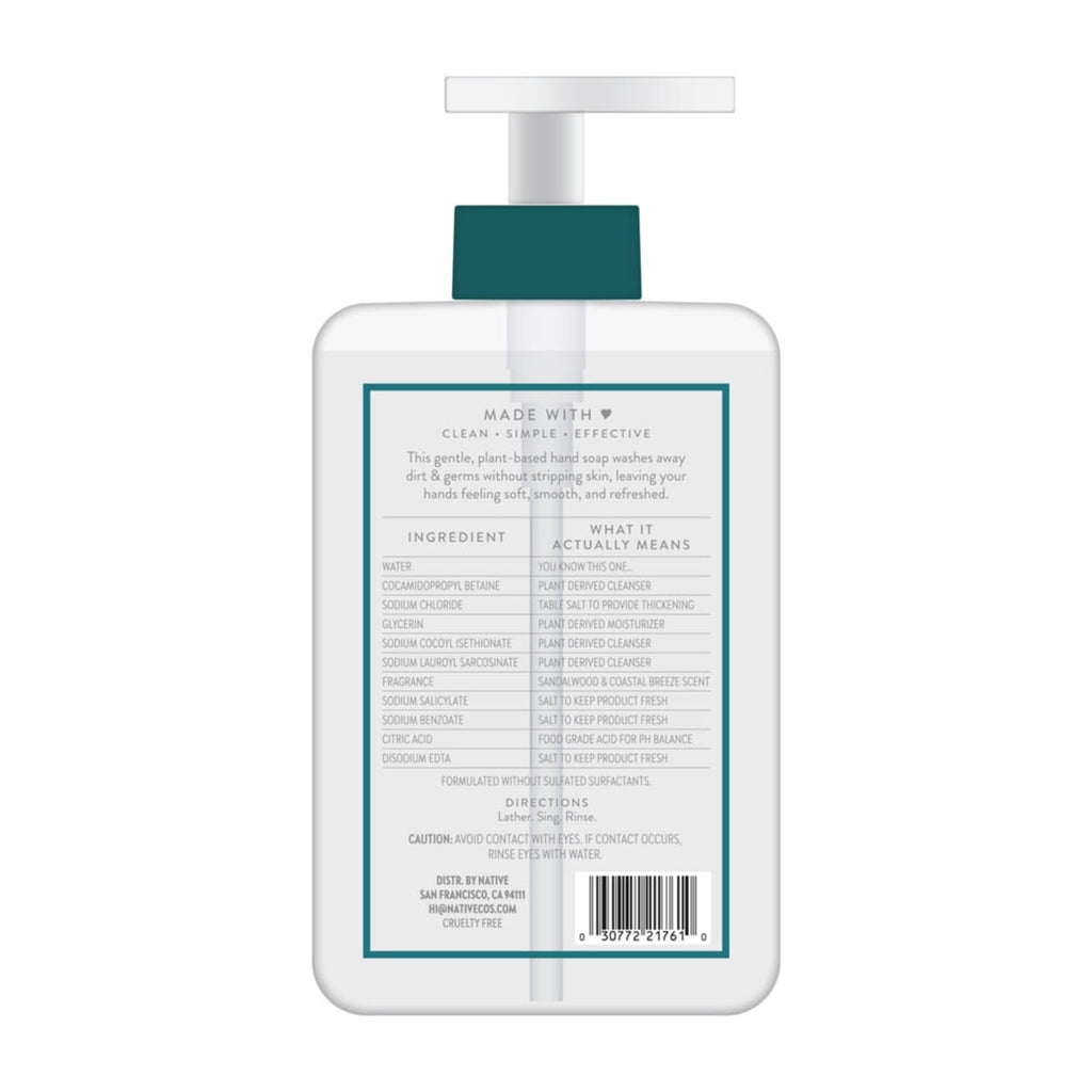 Sandalwood &amp; Coastal Breeze Liquid Hand Soap 13 fl oz