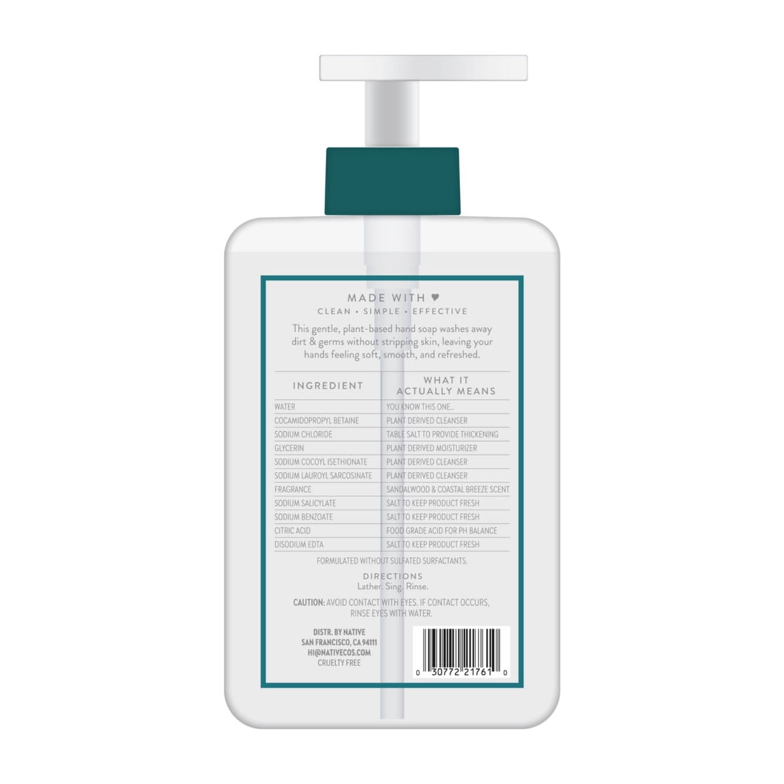 Sandalwood &amp; Coastal Breeze Liquid Hand Soap 13 fl oz