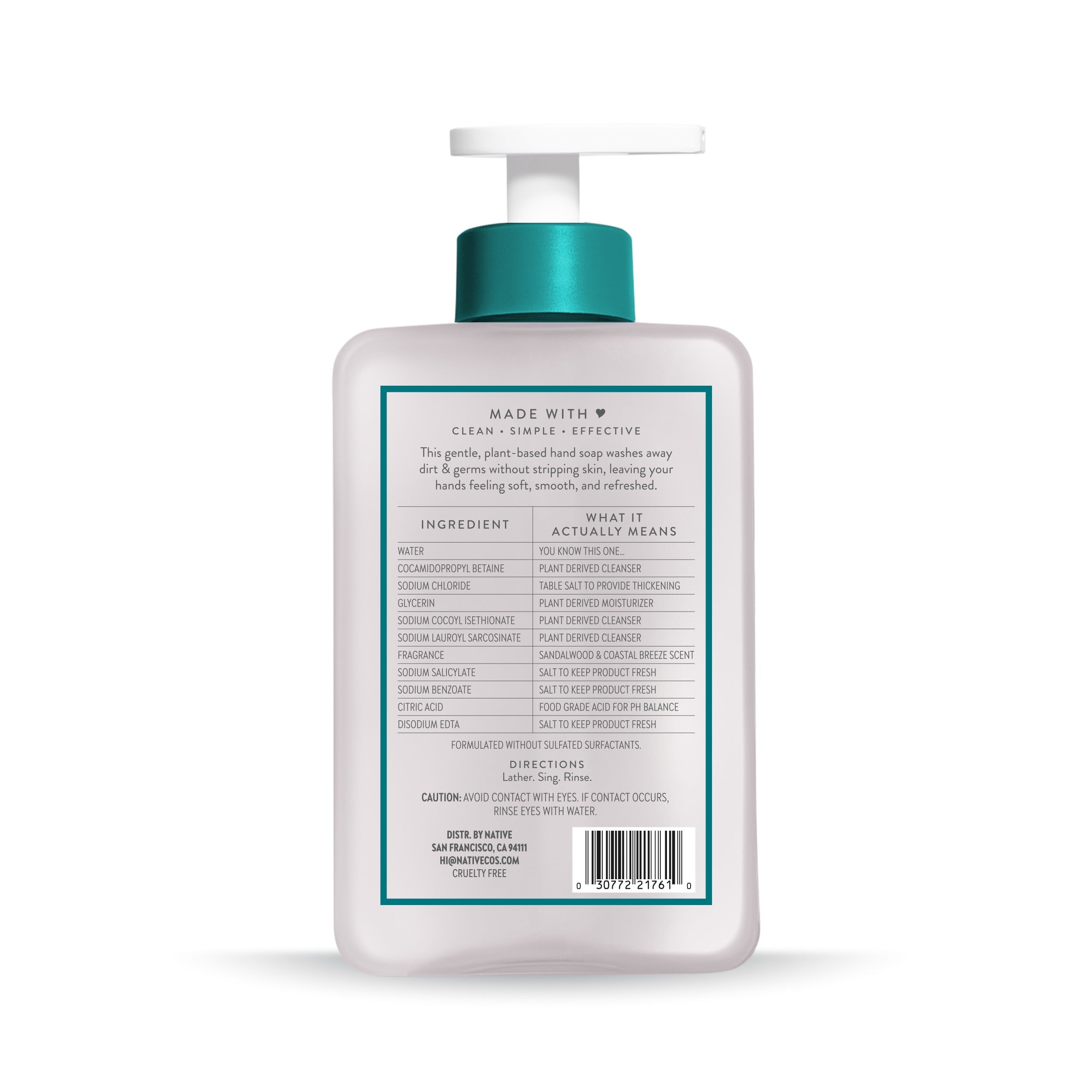 Sandalwood &amp; Coastal Breeze Liquid Hand Soap 13 fl oz