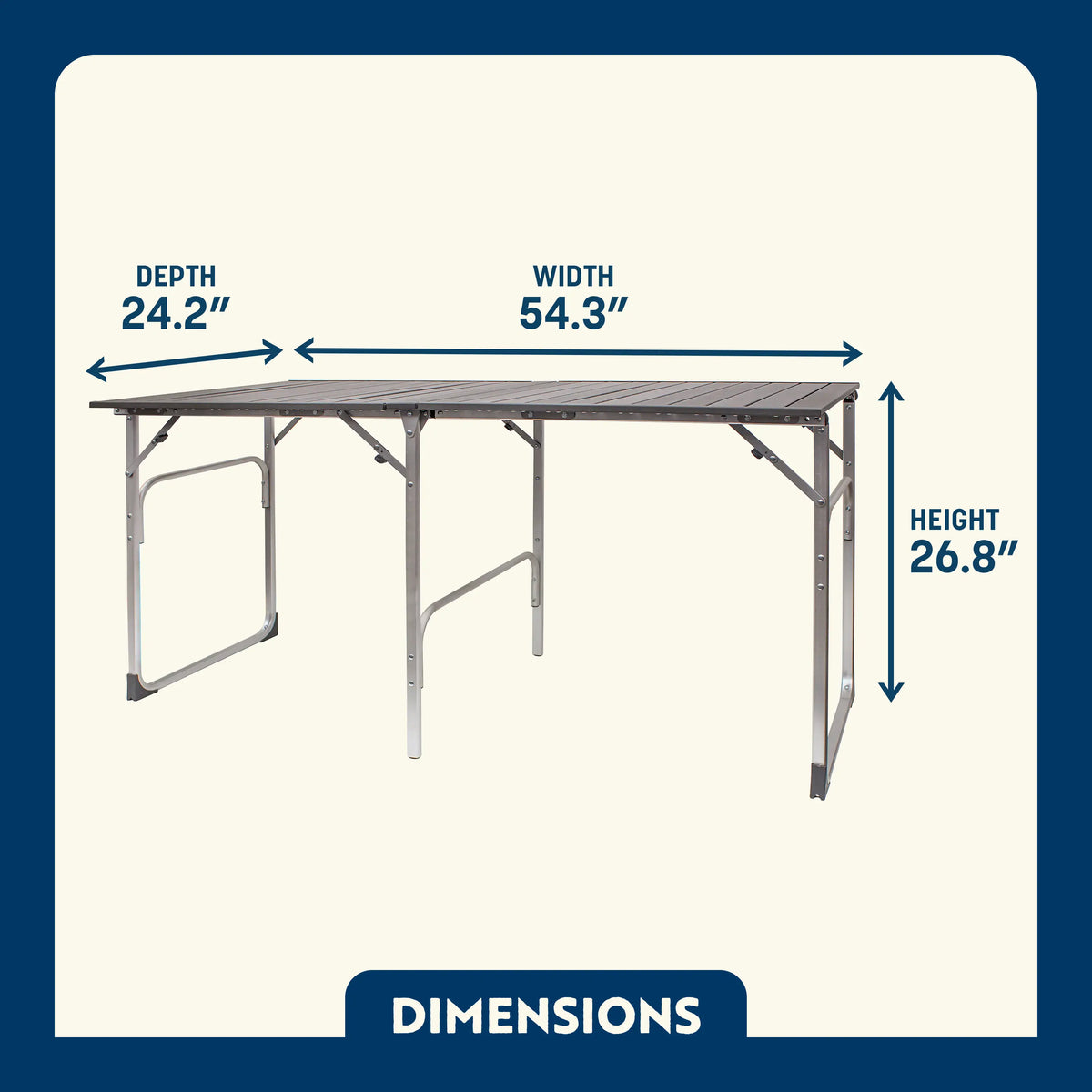 GCI Outdoor Slim-Fold Table