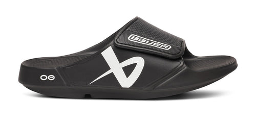 BAUER/OOFOS Men’s OOahh Sport Flex Sandal ?C Black