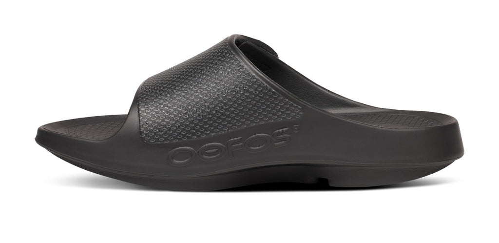 BAUER/OOFOS Men’s OOahh Sport Flex Sandal ?C Black
