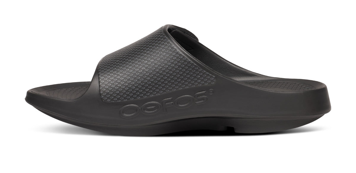 BAUER/OOFOS Men’s OOahh Sport Flex Sandal ?C Black