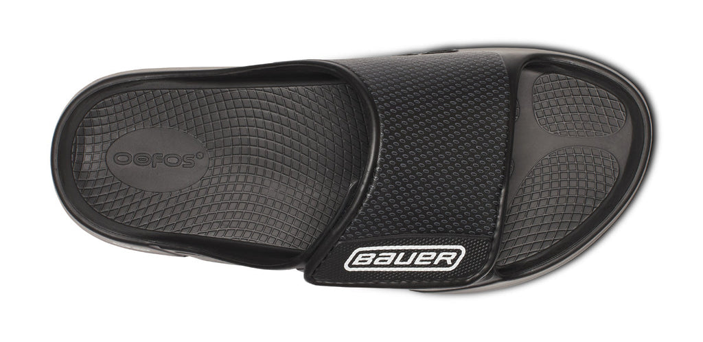 BAUER/OOFOS Men’s OOahh Sport Flex Sandal ?C Black