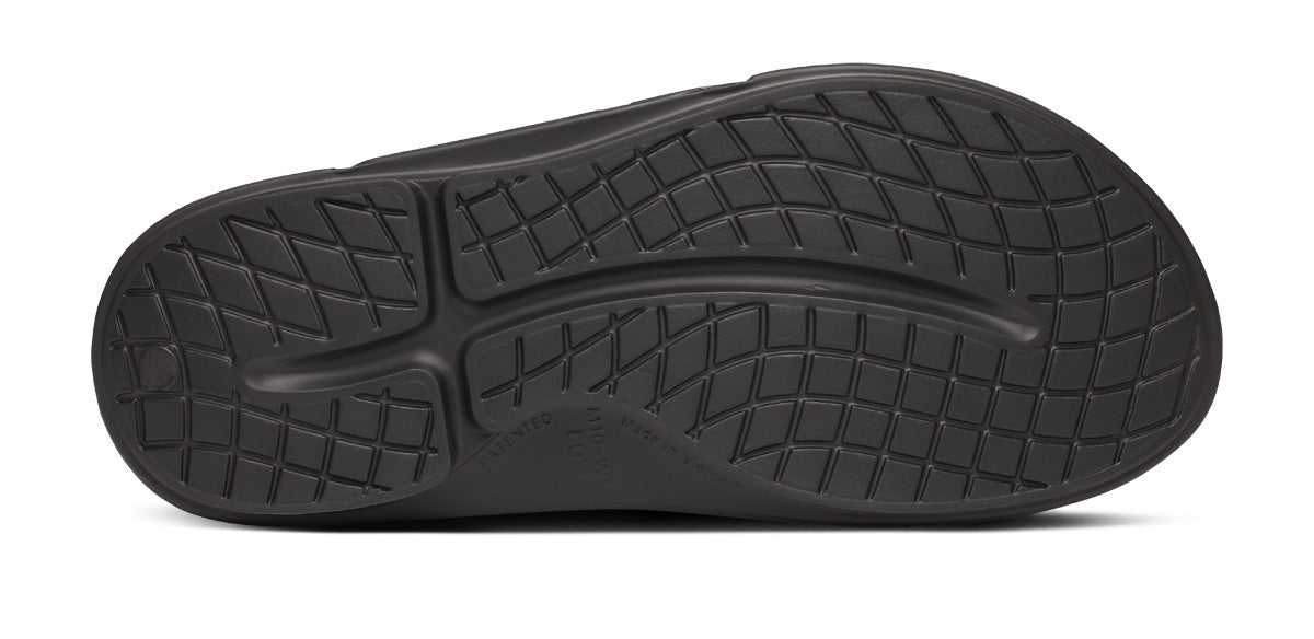 BAUER/OOFOS Men’s OOahh Sport Flex Sandal ?C Black