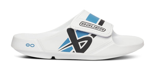 BAUER/OOFOS Men’s OOahh Sport Flex Sandal ?C White