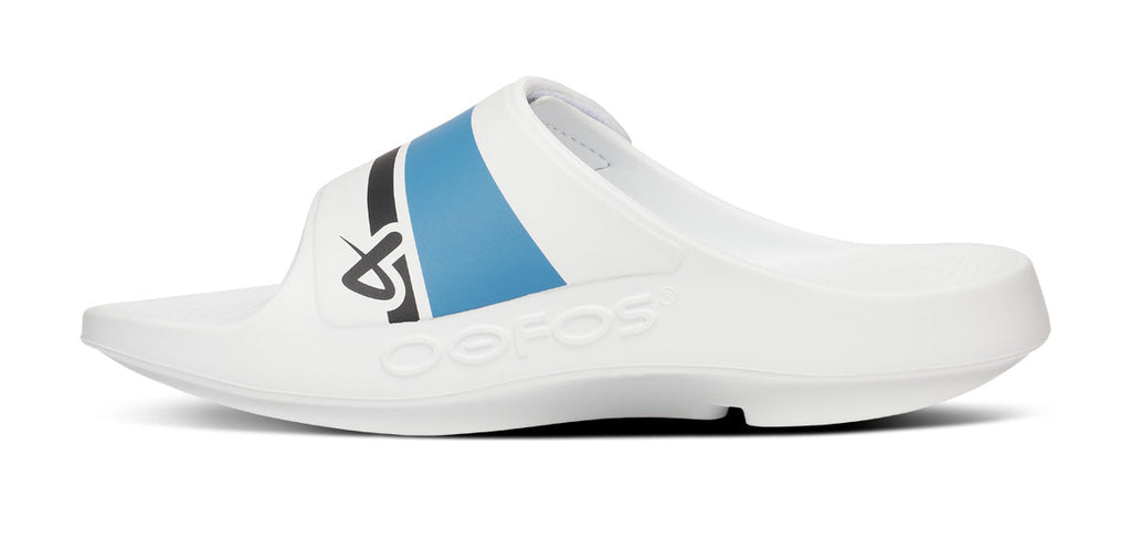 BAUER/OOFOS Men’s OOahh Sport Flex Sandal ?C White