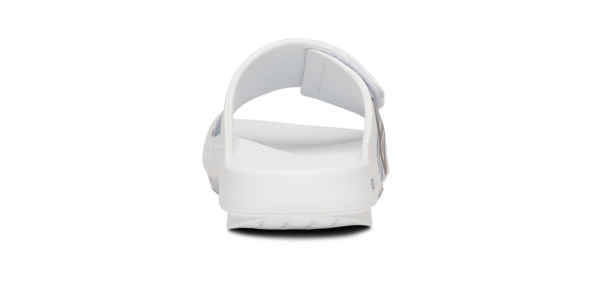BAUER/OOFOS Men’s OOahh Sport Flex Sandal ?C White