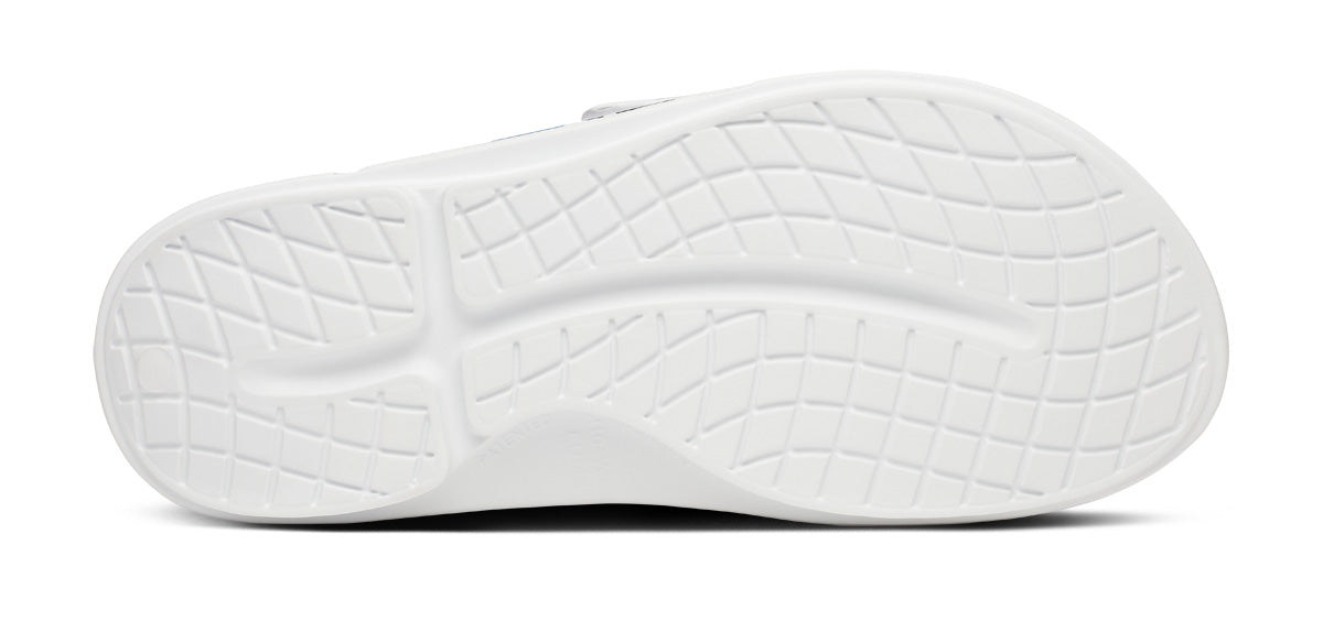 BAUER/OOFOS Men’s OOahh Sport Flex Sandal ?C White