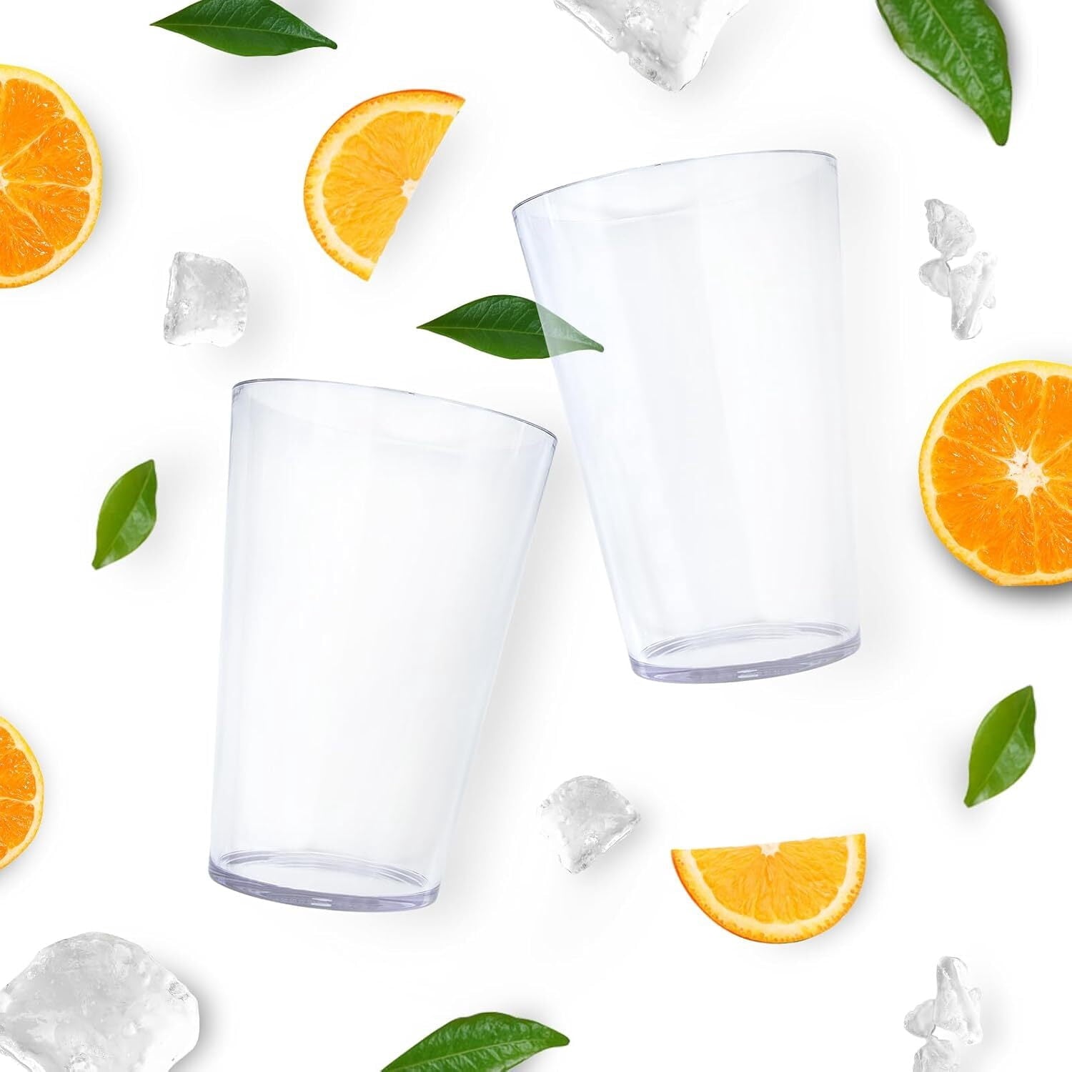 12oz Unbreakable Drinking Glasses Set of 12, for Gifts, , , Drinkware Cups Water Tumbler