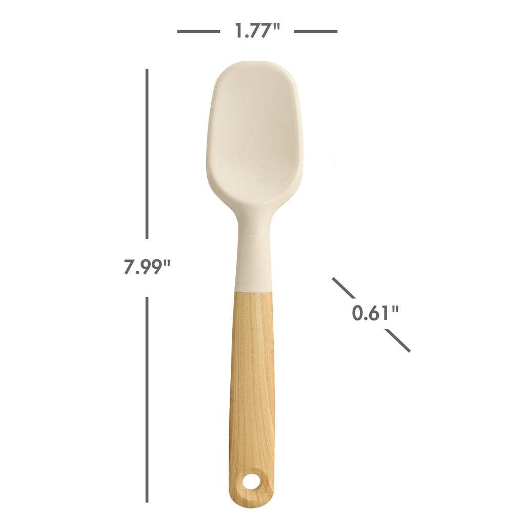 5 Piece Mini Utensils, Light Gray