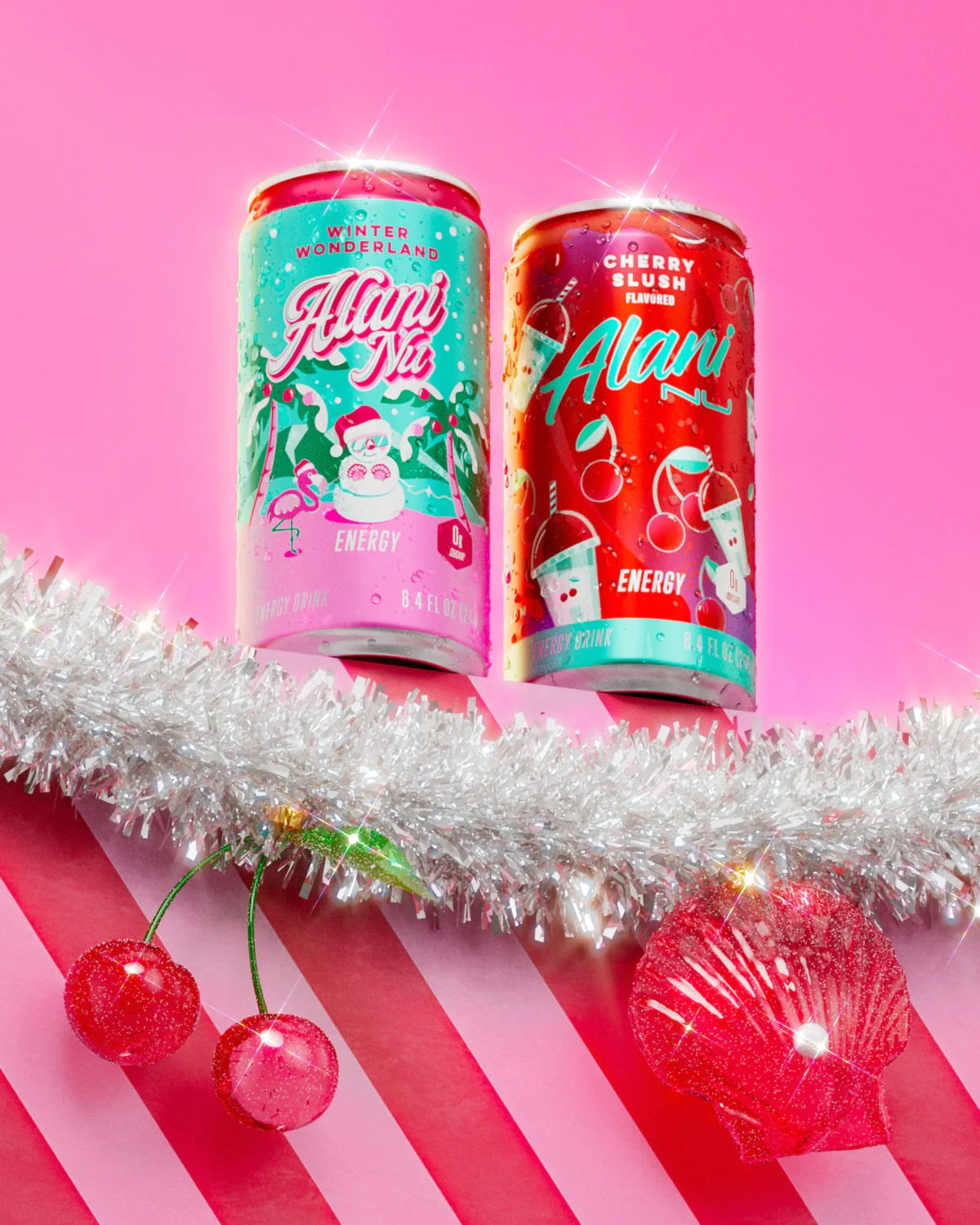 Mini Energy winter wonderland and cherry slush 08 oz 12pk