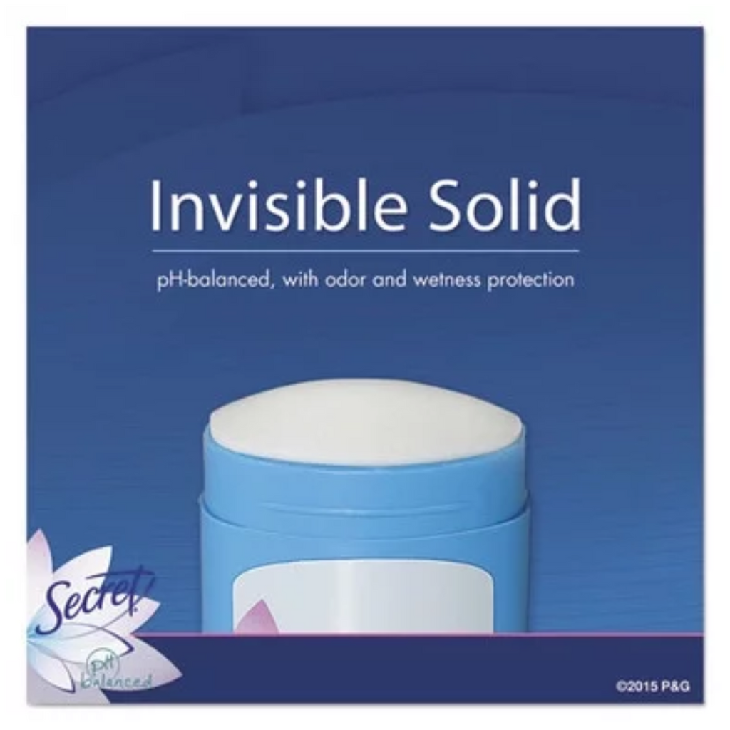 Invisible Solid Female Antiperspirant Deodorant, Powder Fresh, 0.5 oz. (Pack Of 24)