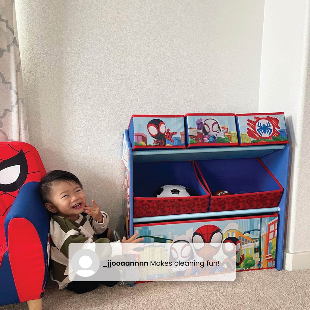 Design and Store 6 Bin Toy Storage Organizer by