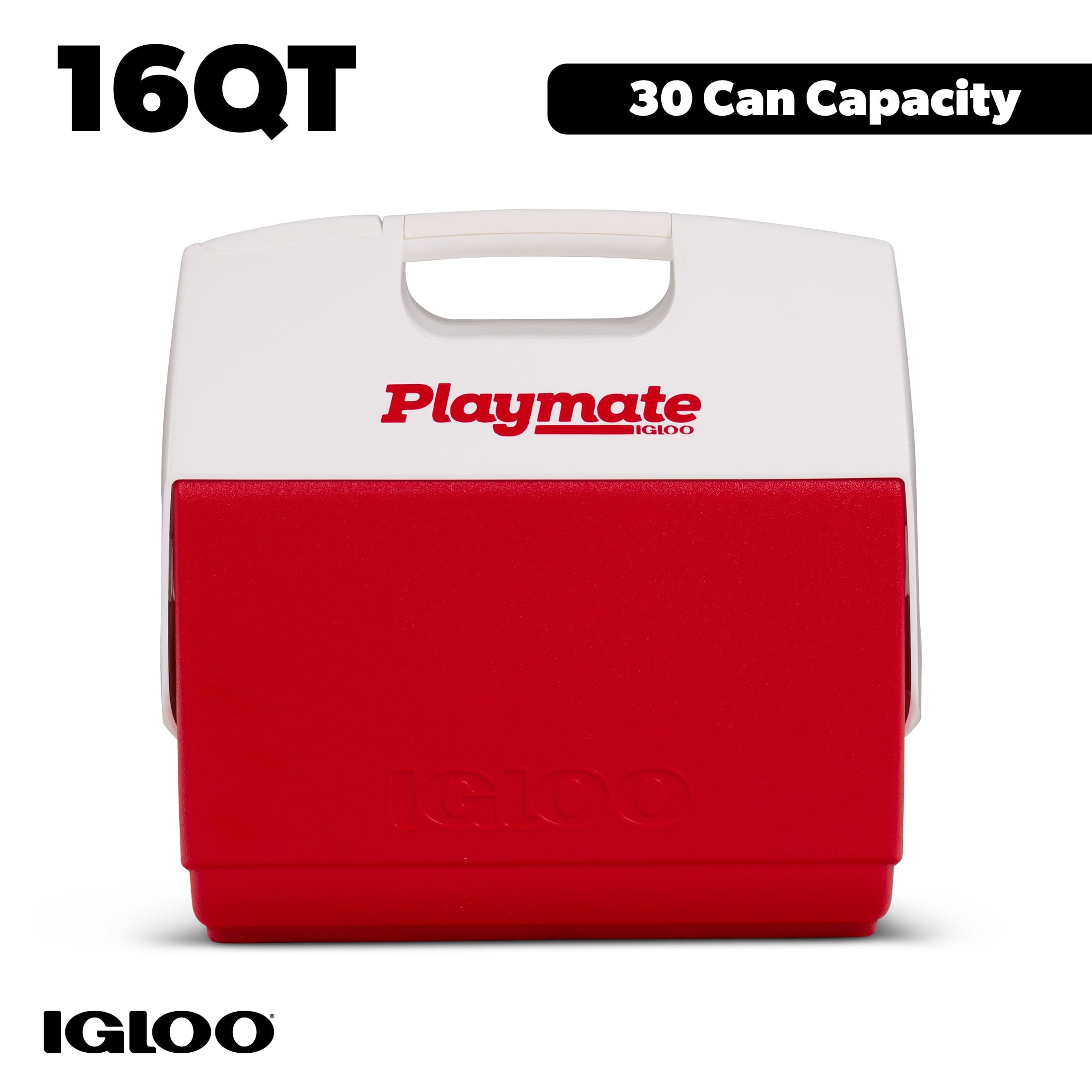 16 QT Playmate Elite Ice Chest Cooler,30 Can Capacity, Red