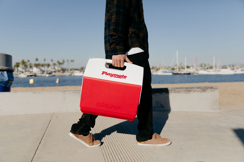 16 QT Playmate Elite Ice Chest Cooler,30 Can Capacity, Red