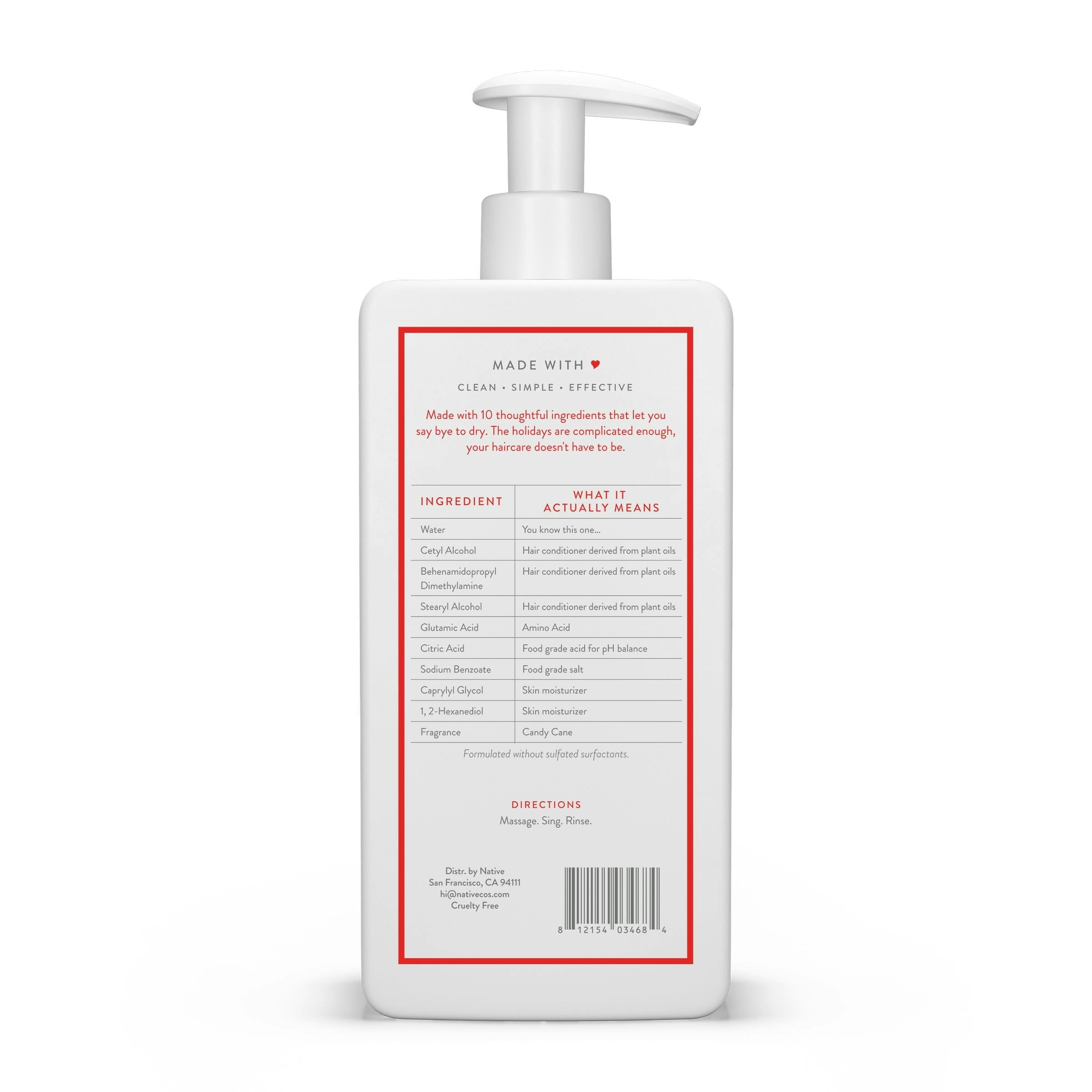 Limited Edition Candy Cane Moisturizing Conditioner, 16.5 oz