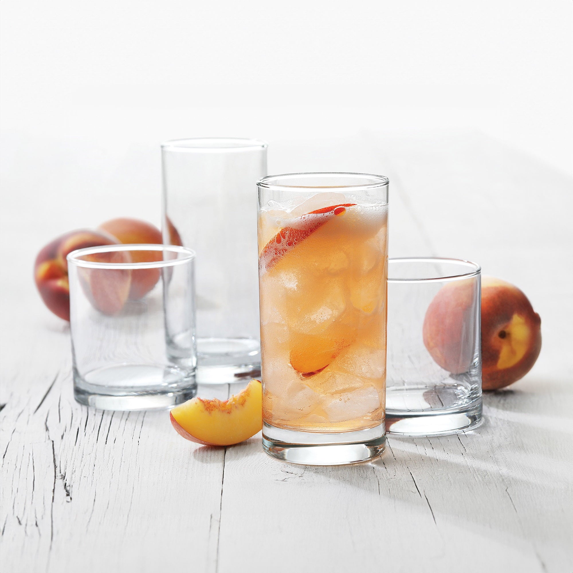 Cooler Tennyson Glass Drinkware Set, Clear, 12 Pieces