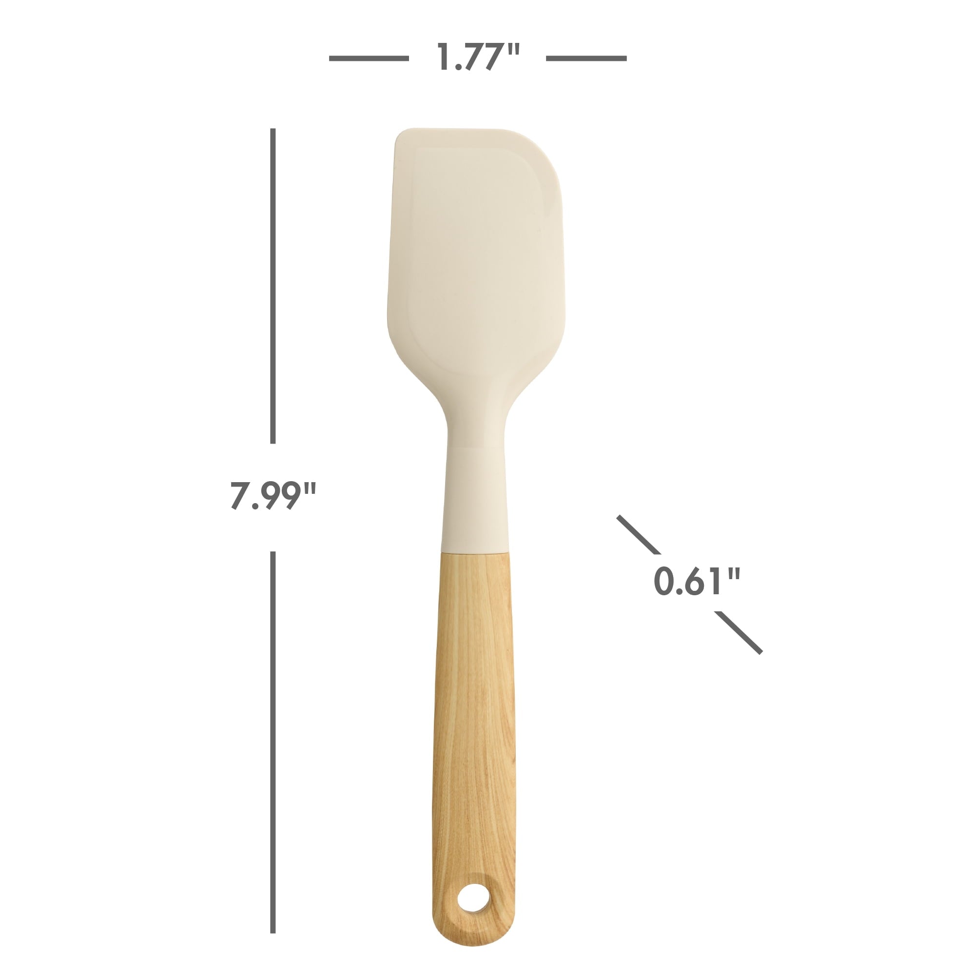5 Piece Mini Utensils, Light Gray