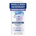 Whole Body Aluminum-Free Dry Feel Stick and Absorbs Sweat, Deodorant Stick for Women, Completely Clean Scent, 2.4oz