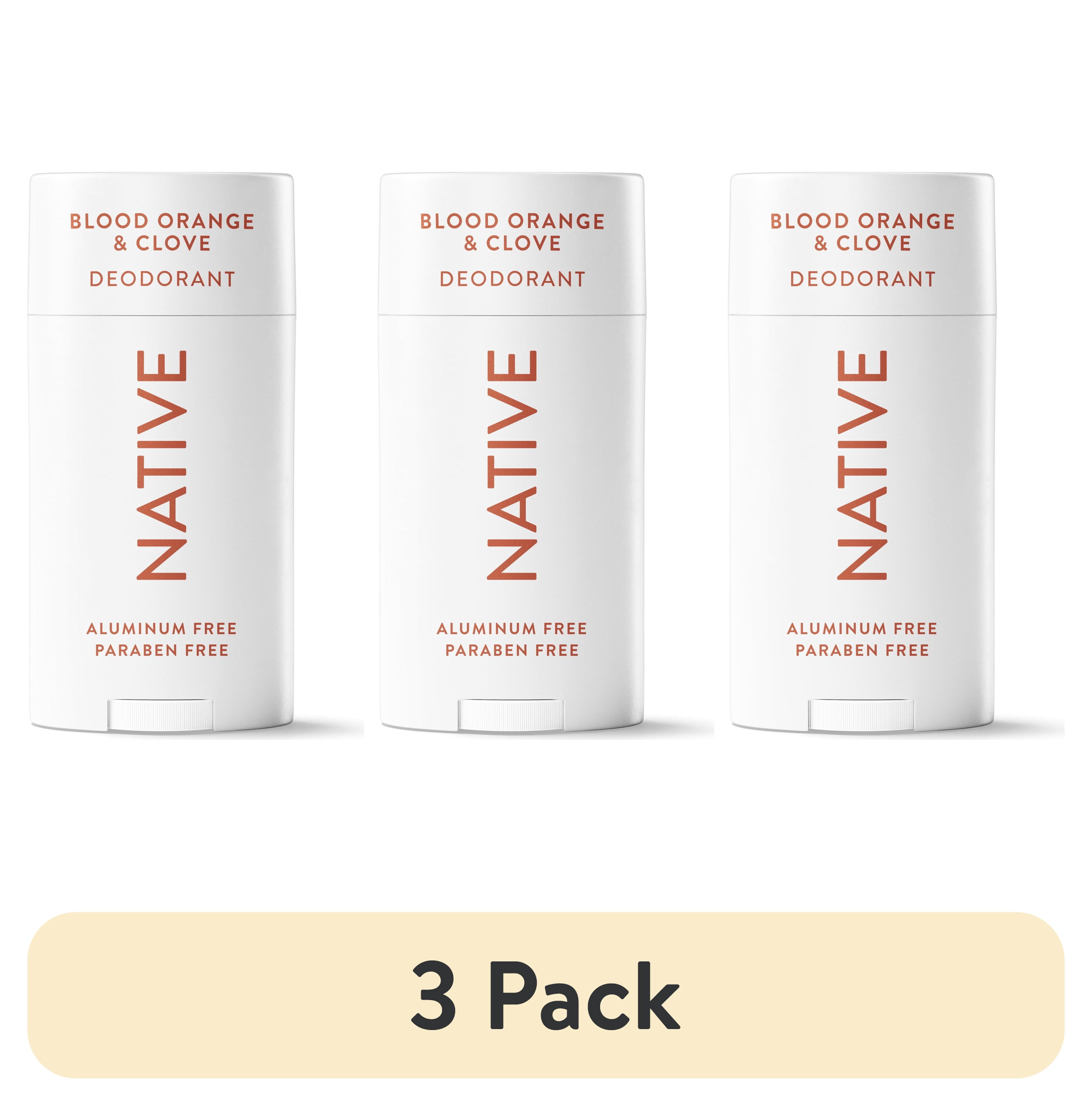Aluminum Free Deodorant For Women, 72 Hour Solid Deodorant Stick, Blood Orange &amp; Clove, 2.65oz