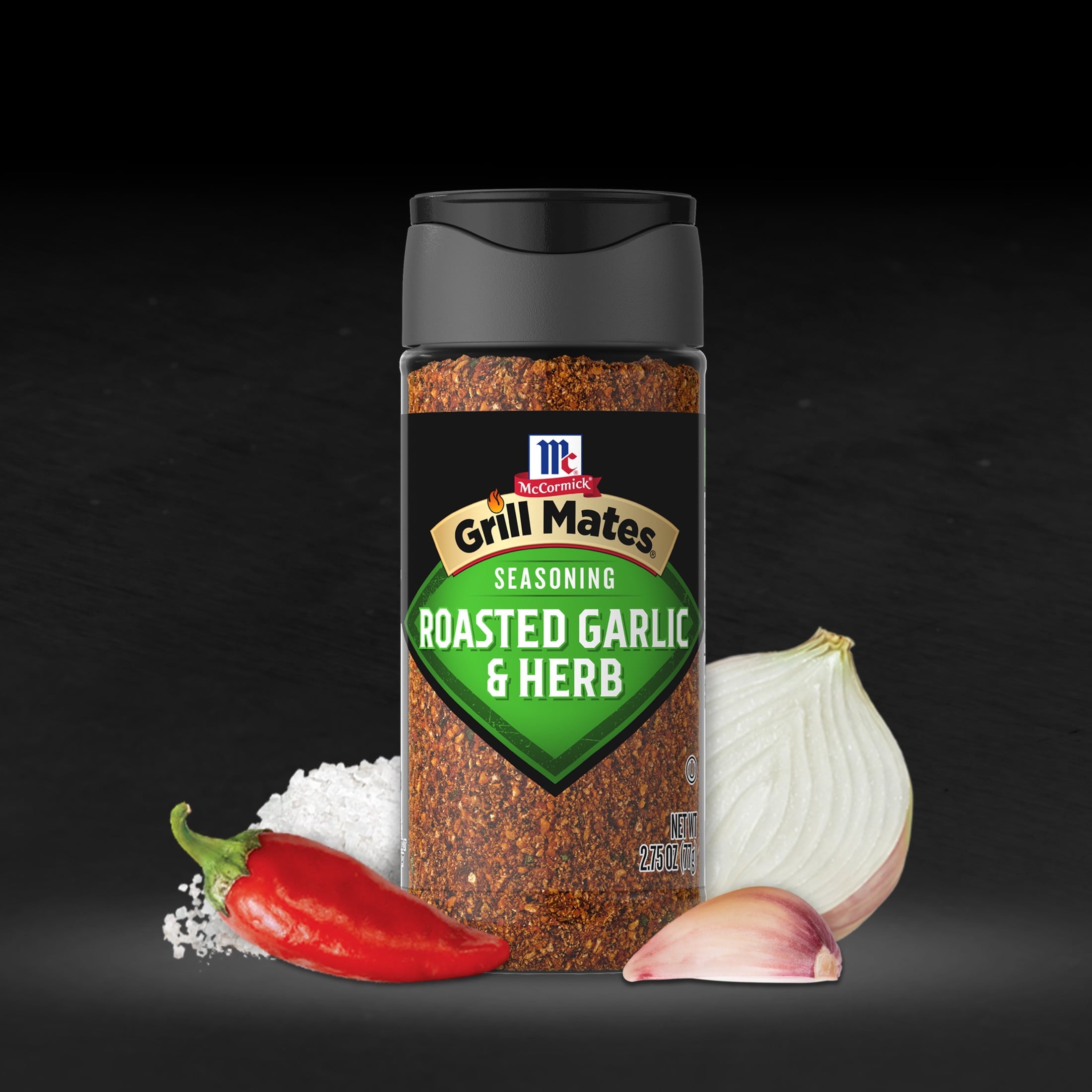 Roasted Garlic &amp; Herb Seasoning, 2.75 oz Bottle