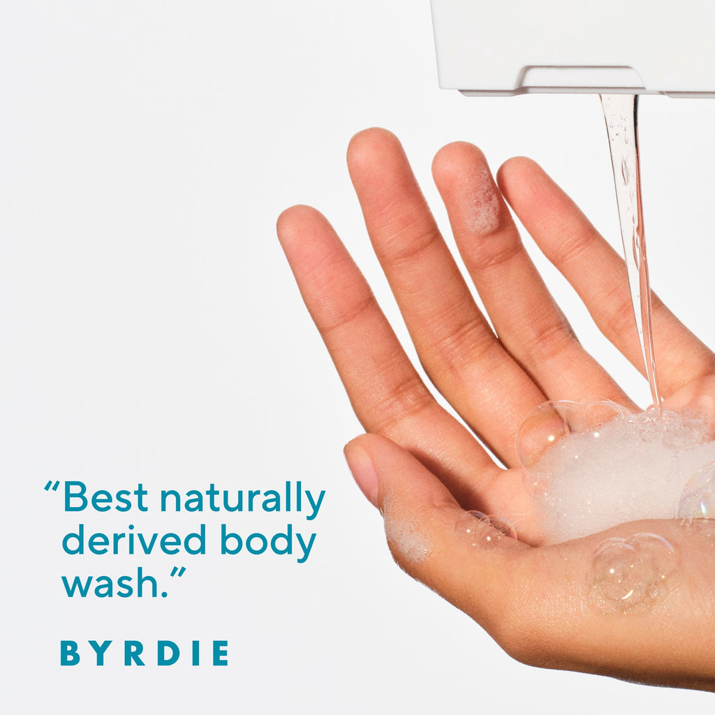 Body Wash, Ocean &amp; Timber, Sulfate Free, Naturally Derived Ingredients, 24hr Freshness, for Women &amp; Men, 18 fl oz