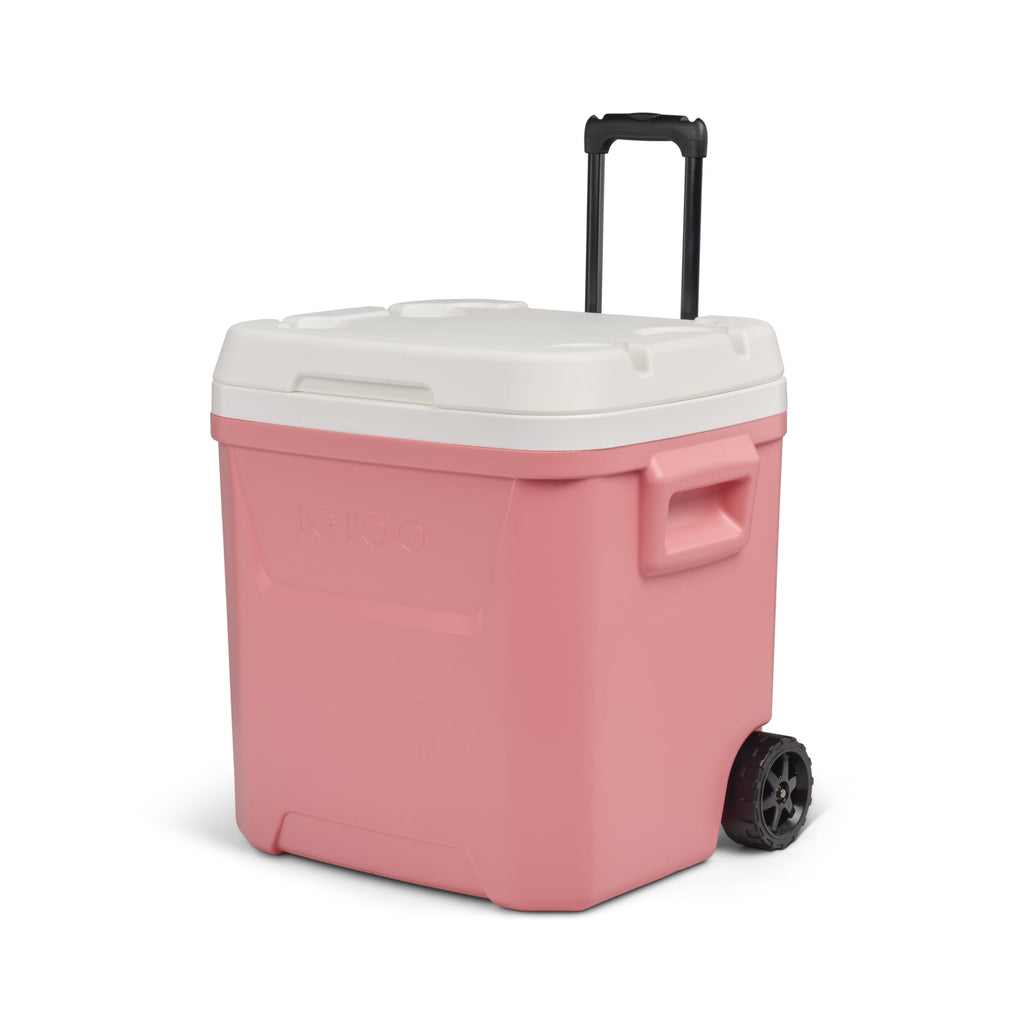 60 QT Laguna Ice Chest Cooler with Wheels, Blue