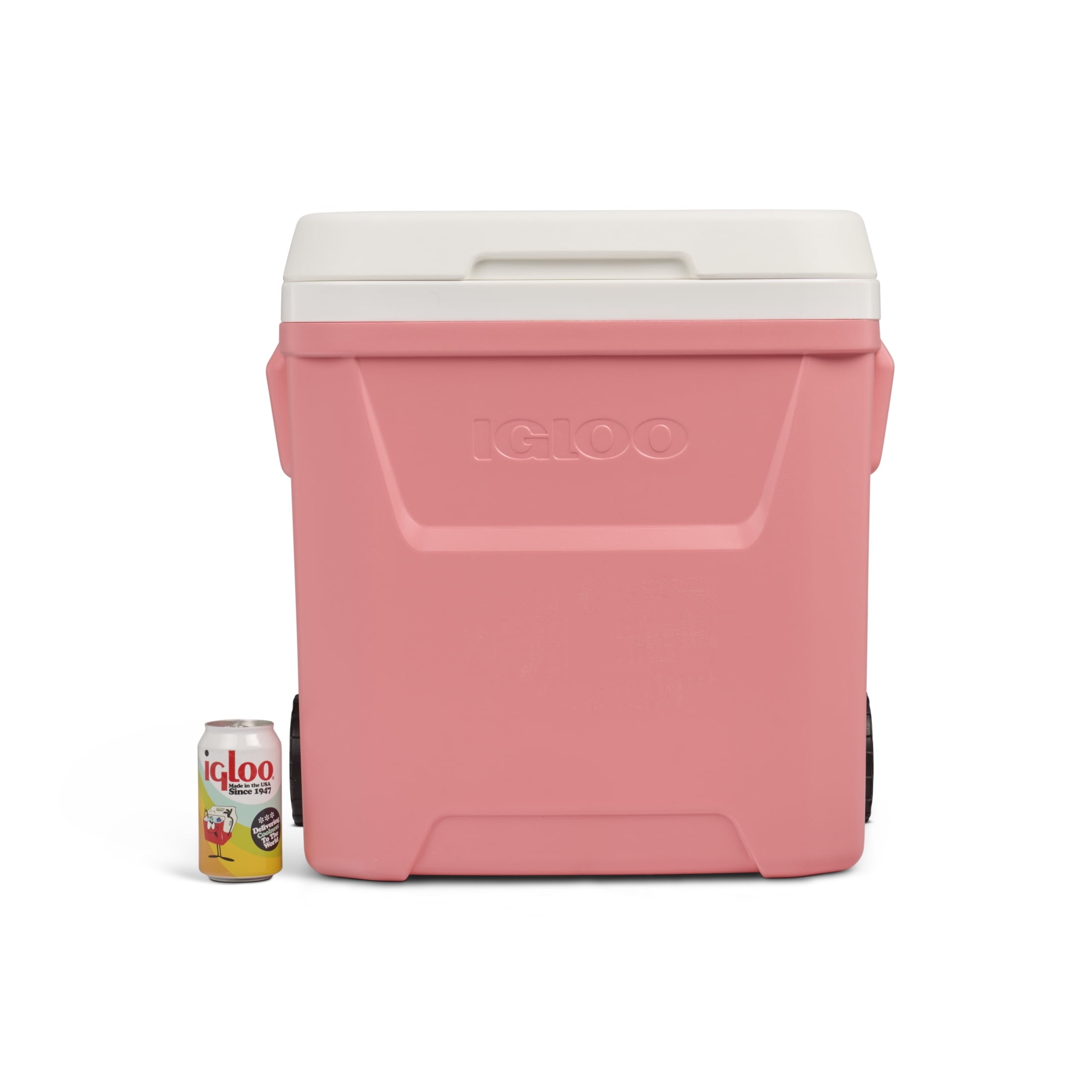 60 QT Laguna Ice Chest Cooler with Wheels, Blue