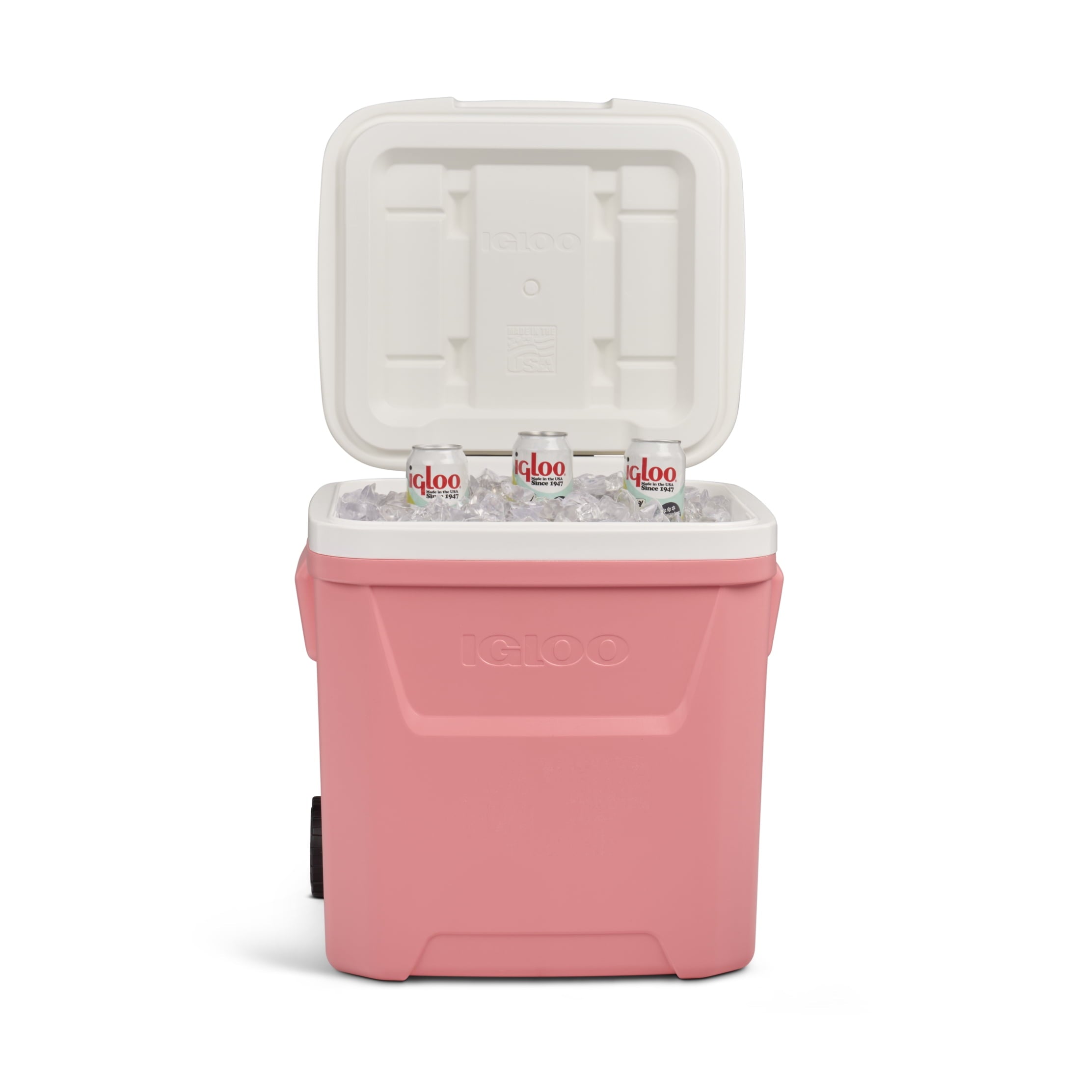 60 QT Laguna Ice Chest Cooler with Wheels, Blue