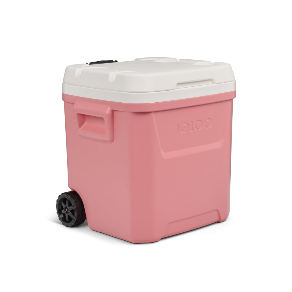 60 QT Laguna Ice Chest Cooler with Wheels, Blue