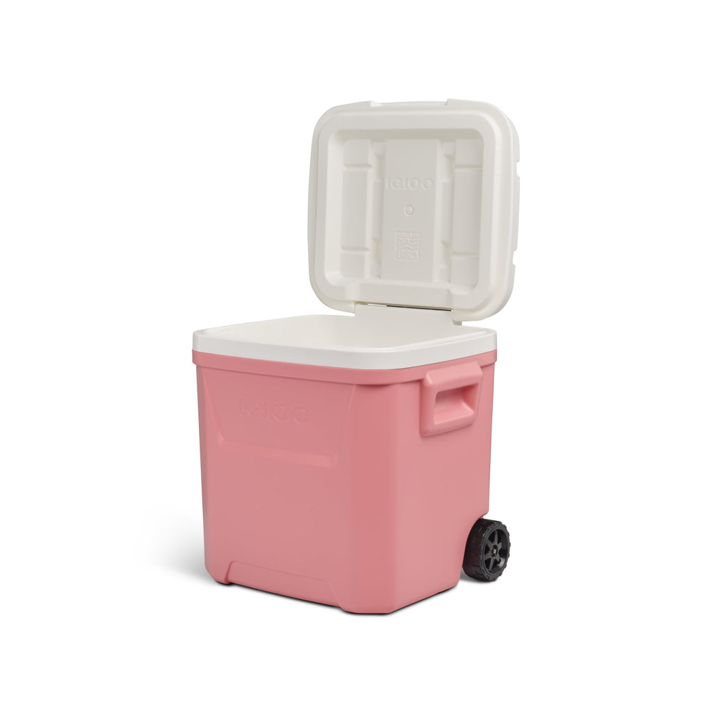 60 QT Laguna Ice Chest Cooler with Wheels, Blue