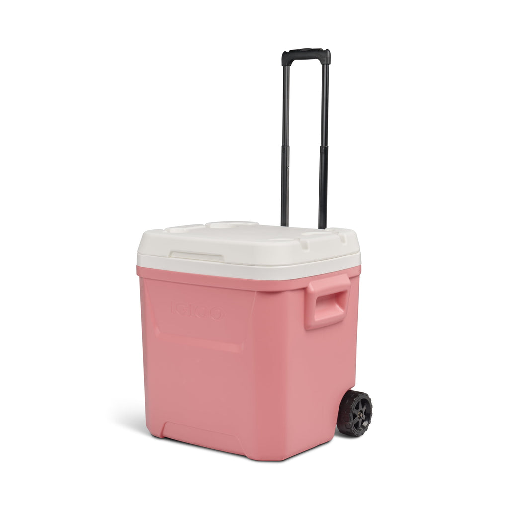 60 QT Laguna Ice Chest Cooler with Wheels, Blue
