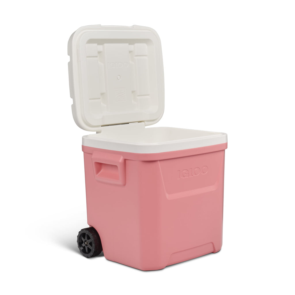 60 QT Laguna Ice Chest Cooler with Wheels, Blue