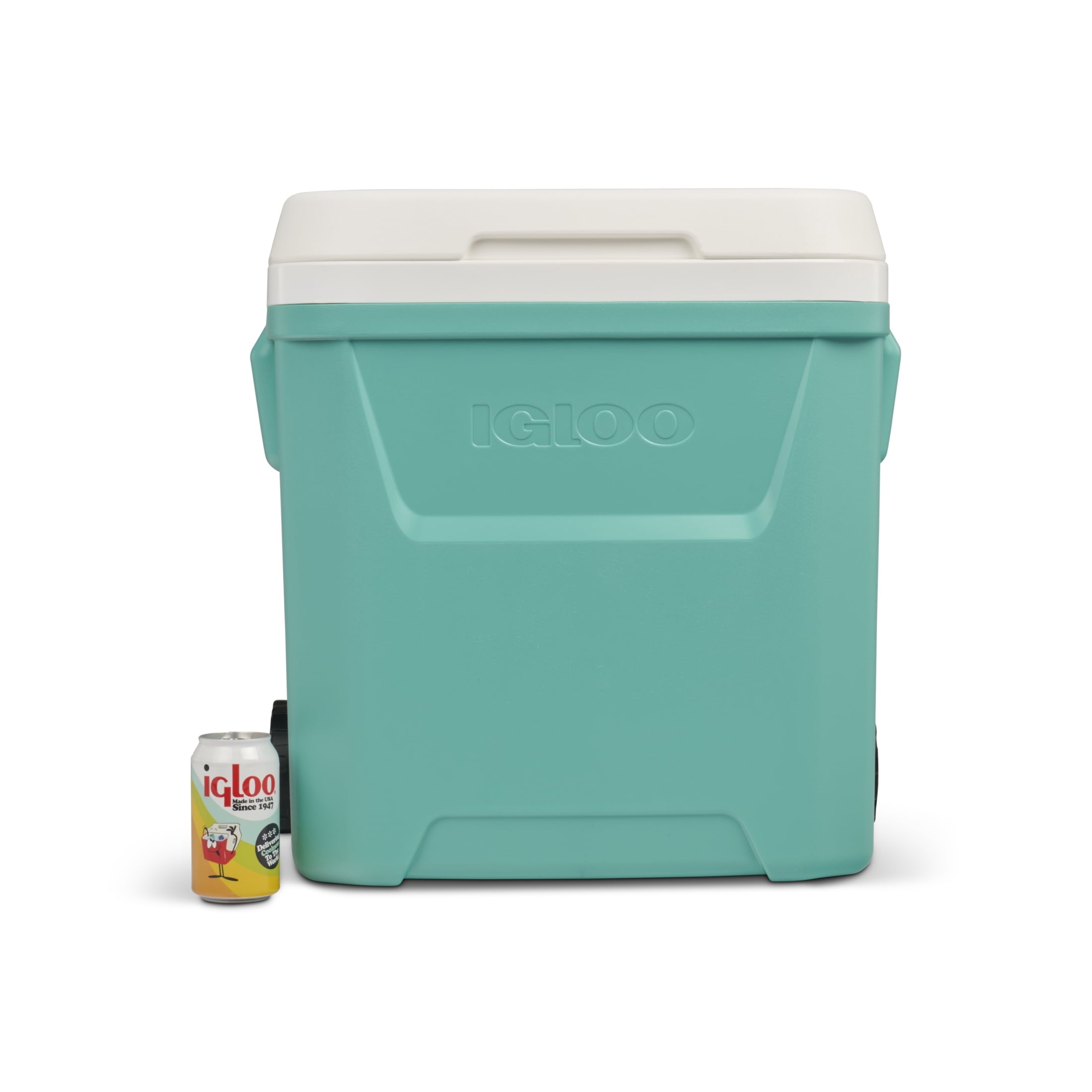 60 QT Laguna Ice Chest Cooler with Wheels, Blue