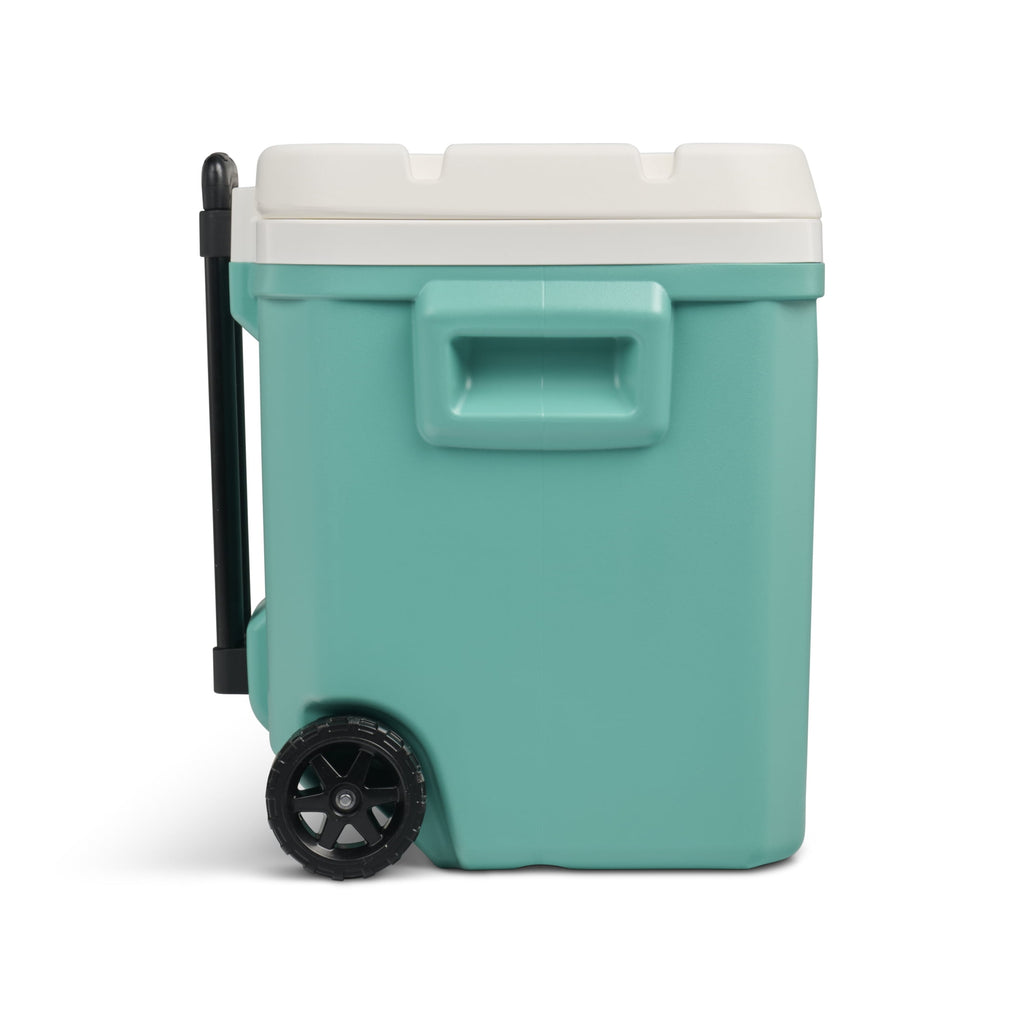 60 QT Laguna Ice Chest Cooler with Wheels, Blue