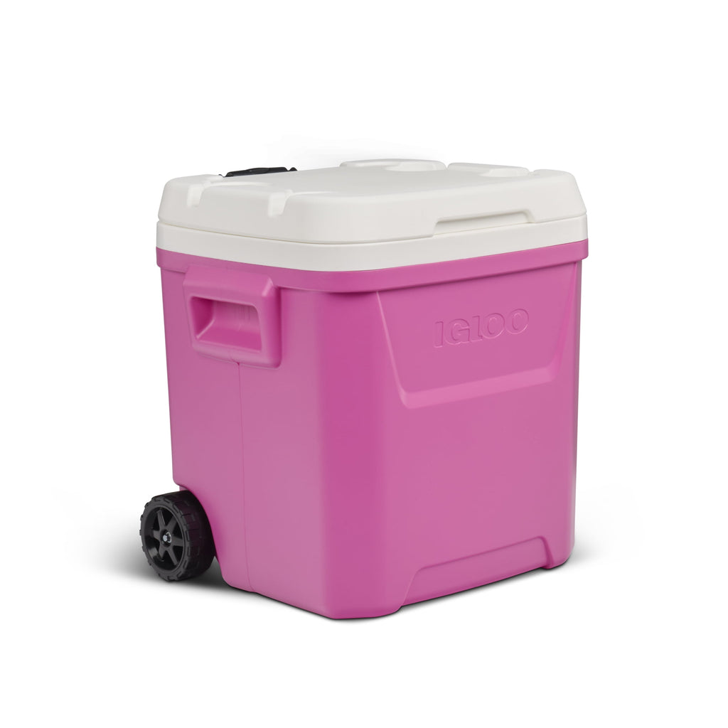 60 QT Laguna Ice Chest Cooler with Wheels, Blue