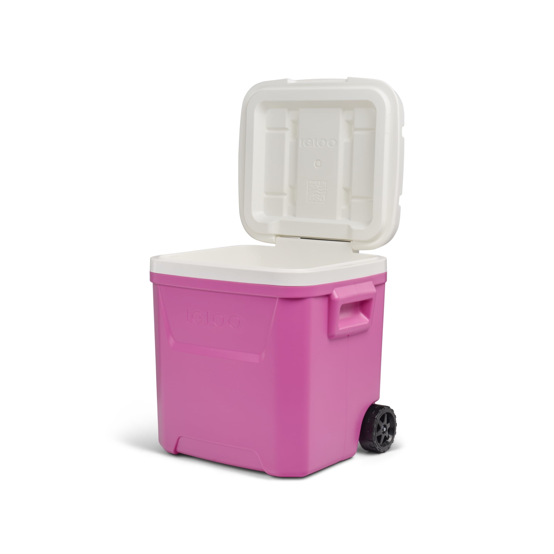 60 QT Laguna Ice Chest Cooler with Wheels, Blue