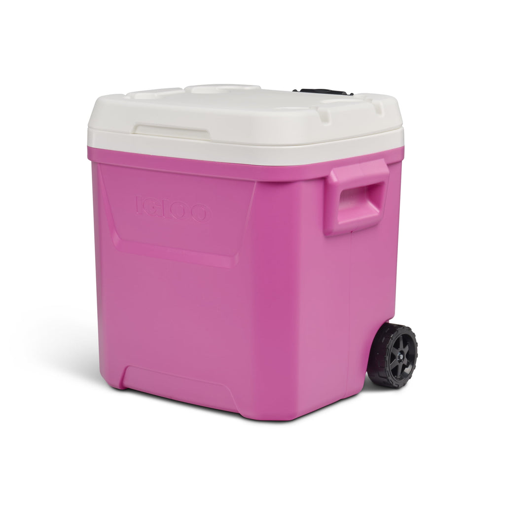 60 QT Laguna Ice Chest Cooler with Wheels, Blue