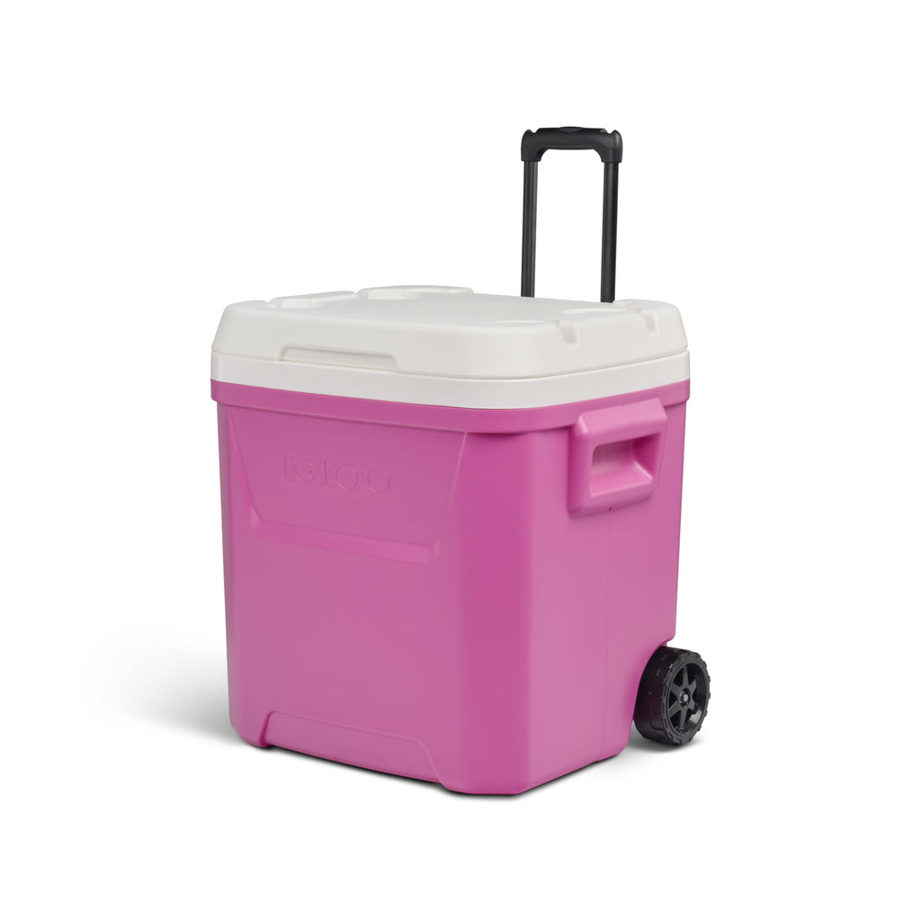 60 QT Laguna Ice Chest Cooler with Wheels, Blue