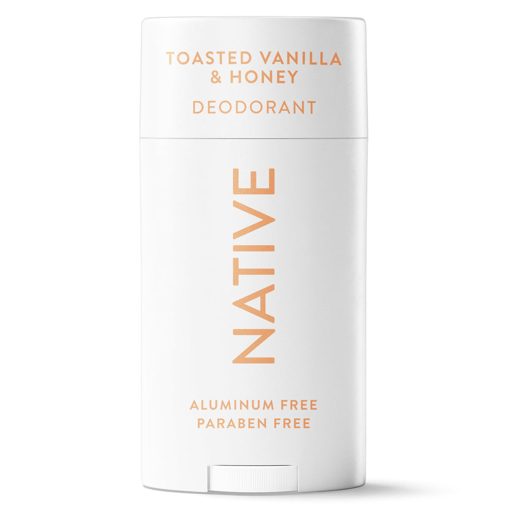 Aluminum Free Deodorant For Women, 72 Hour Solid Deodorant Stick, Toasted Vanilla &amp; Honey, 2.65oz
