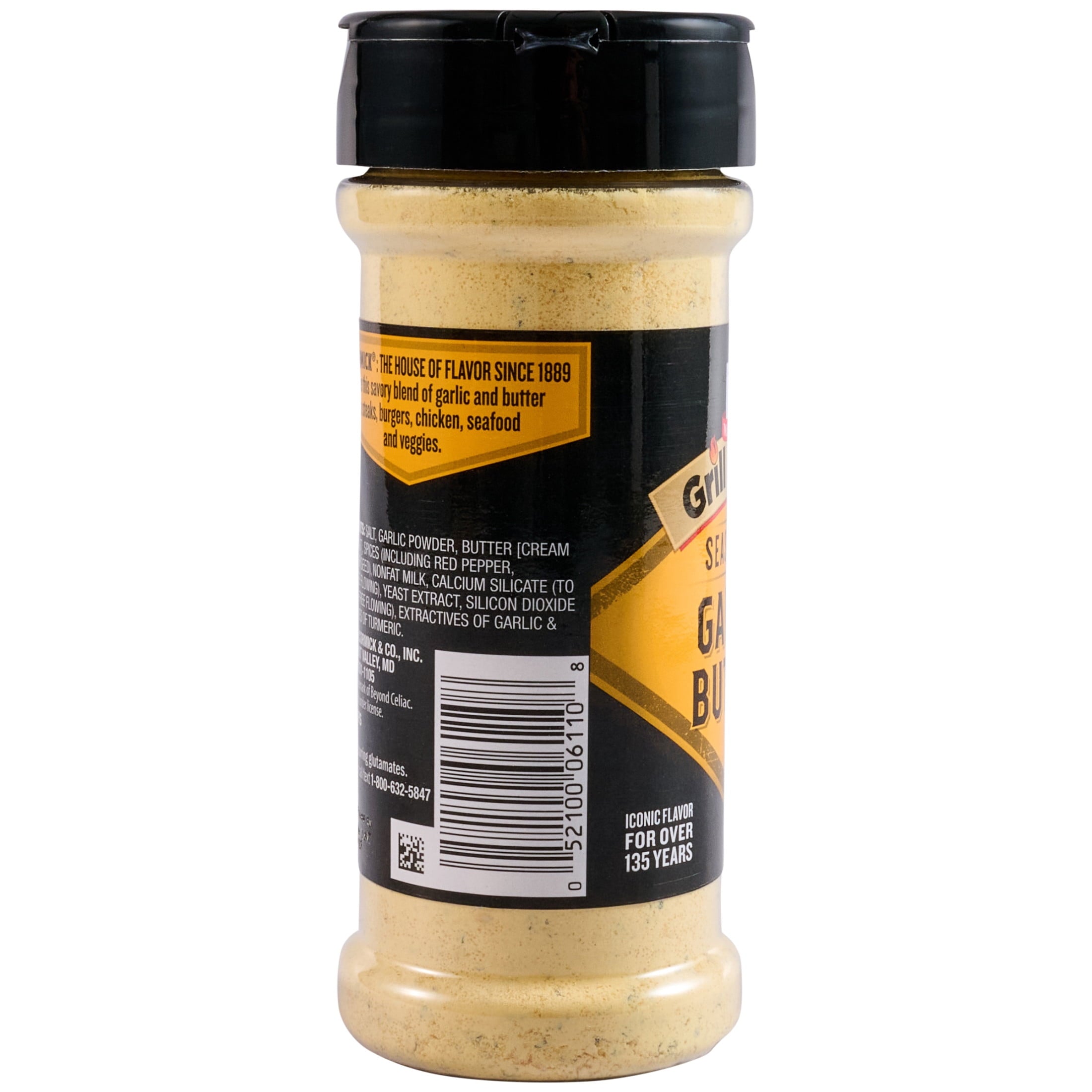 Garlic Butter Seasoning, 6.56 oz Bottle