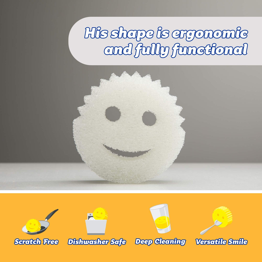 Dye Free Cleaning Scrubber for Kitchen and Bathroom