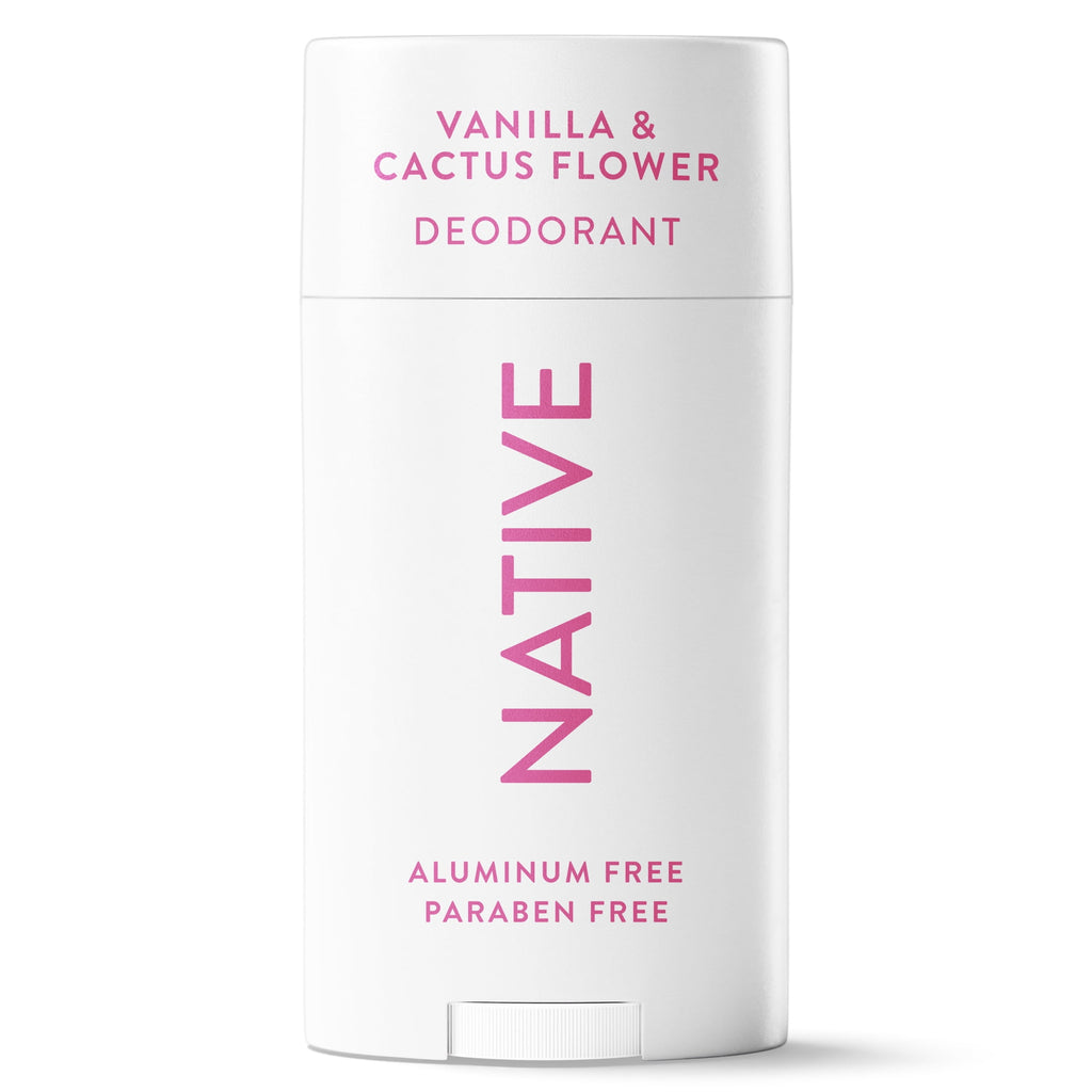 Aluminum Free Deodorant For Women, 72 Hour Solid Deodorant Stick, Vanilla &amp; Cactus Flower, 2.65oz