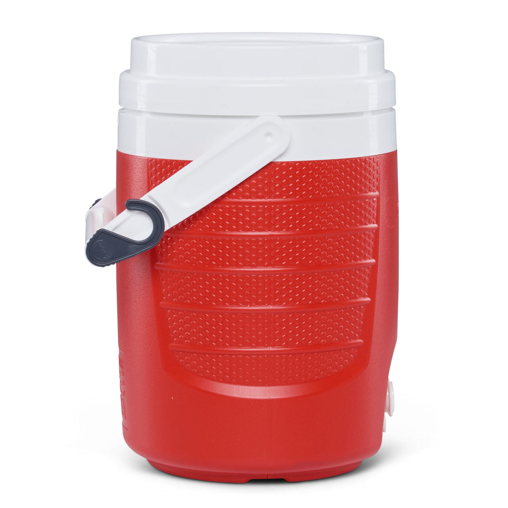 2 Gallon Sports Plastic Beverage Jug with Hooks, Blue
