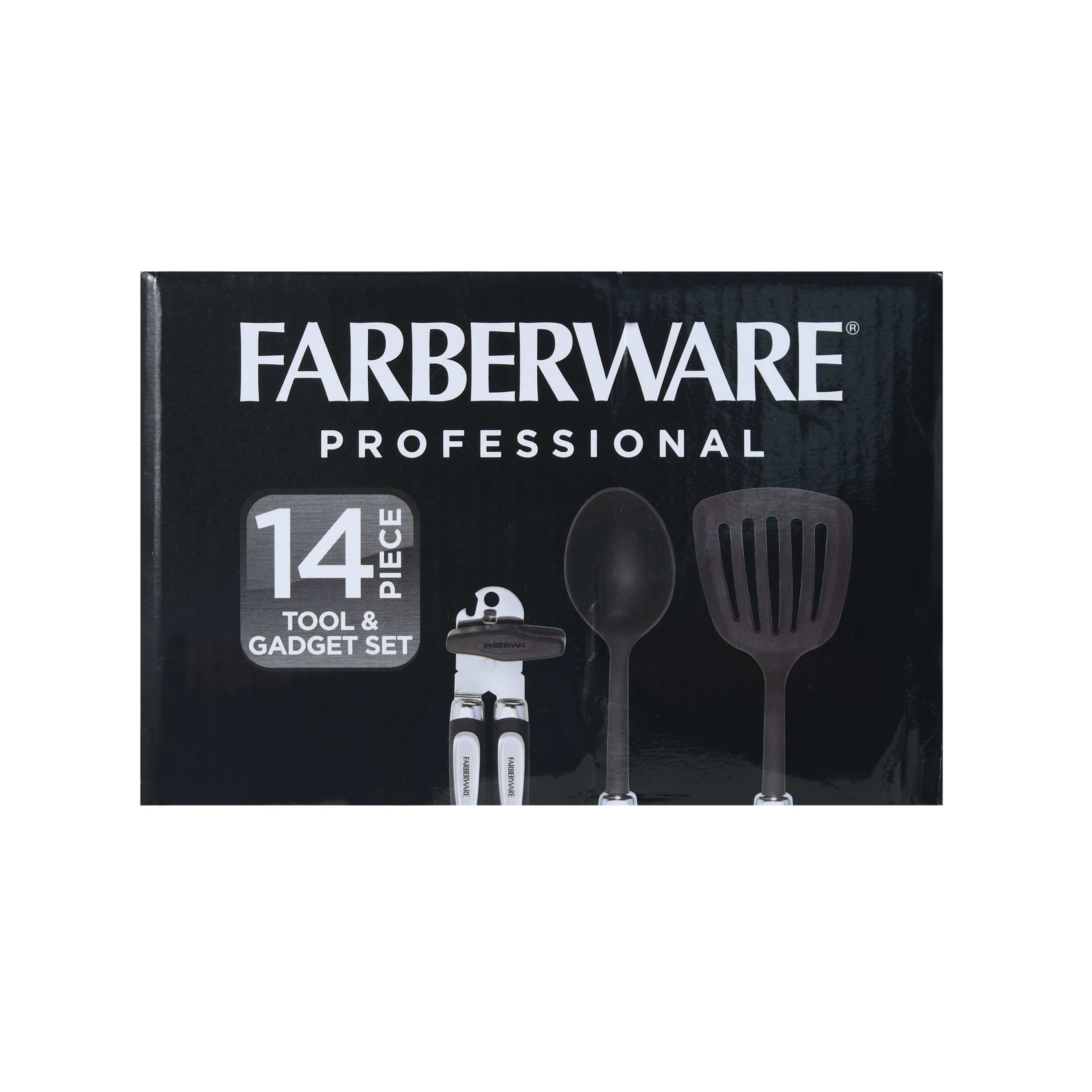 14-Piece Kitchen Tool and Gadget Kitchen Utensil Set in Black