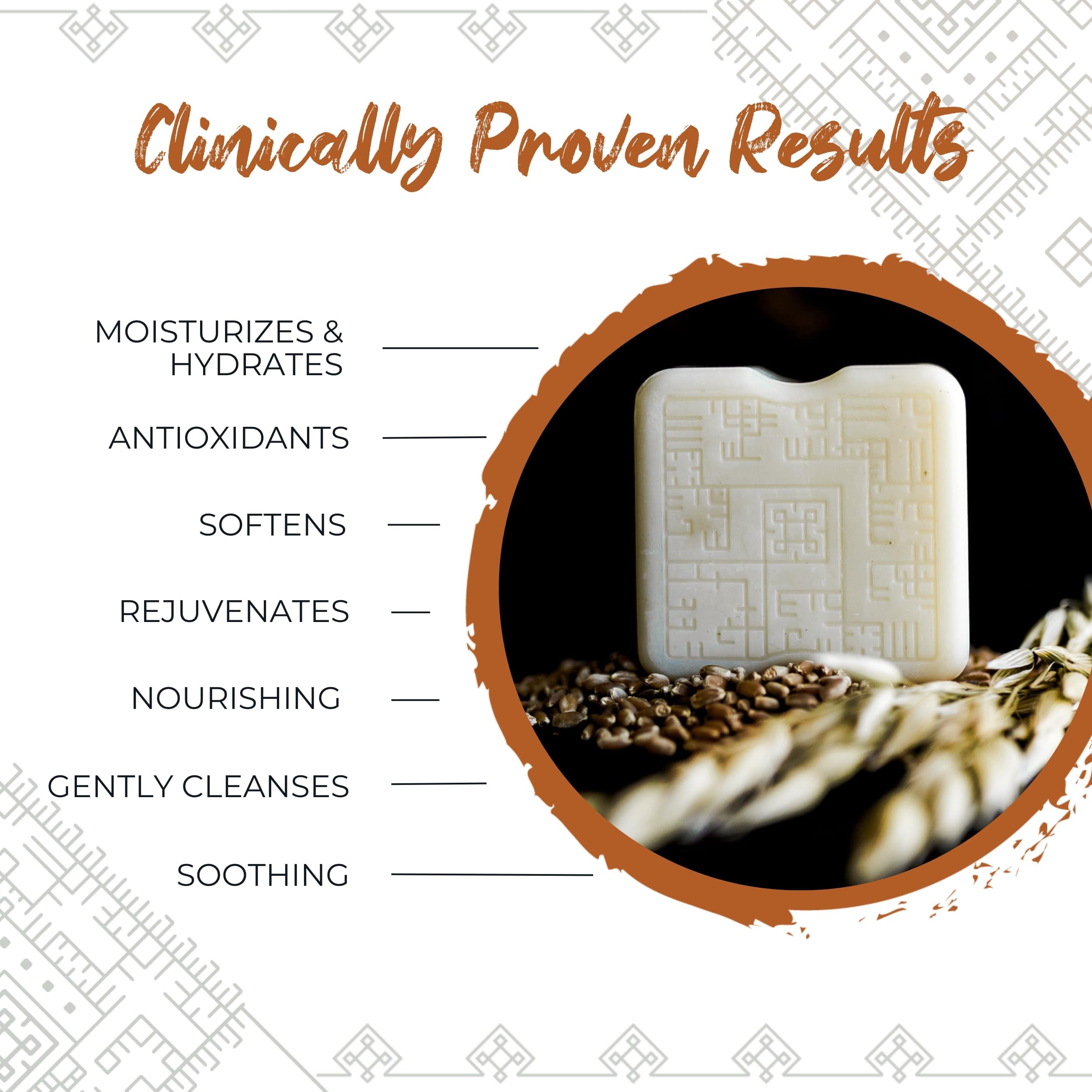 Viori Sulfate-Free, Paraben-Free, Zero-Waste Longsheng Rice Water Unscented Body Wash Bar, Native Essence, 120 Gram Bar