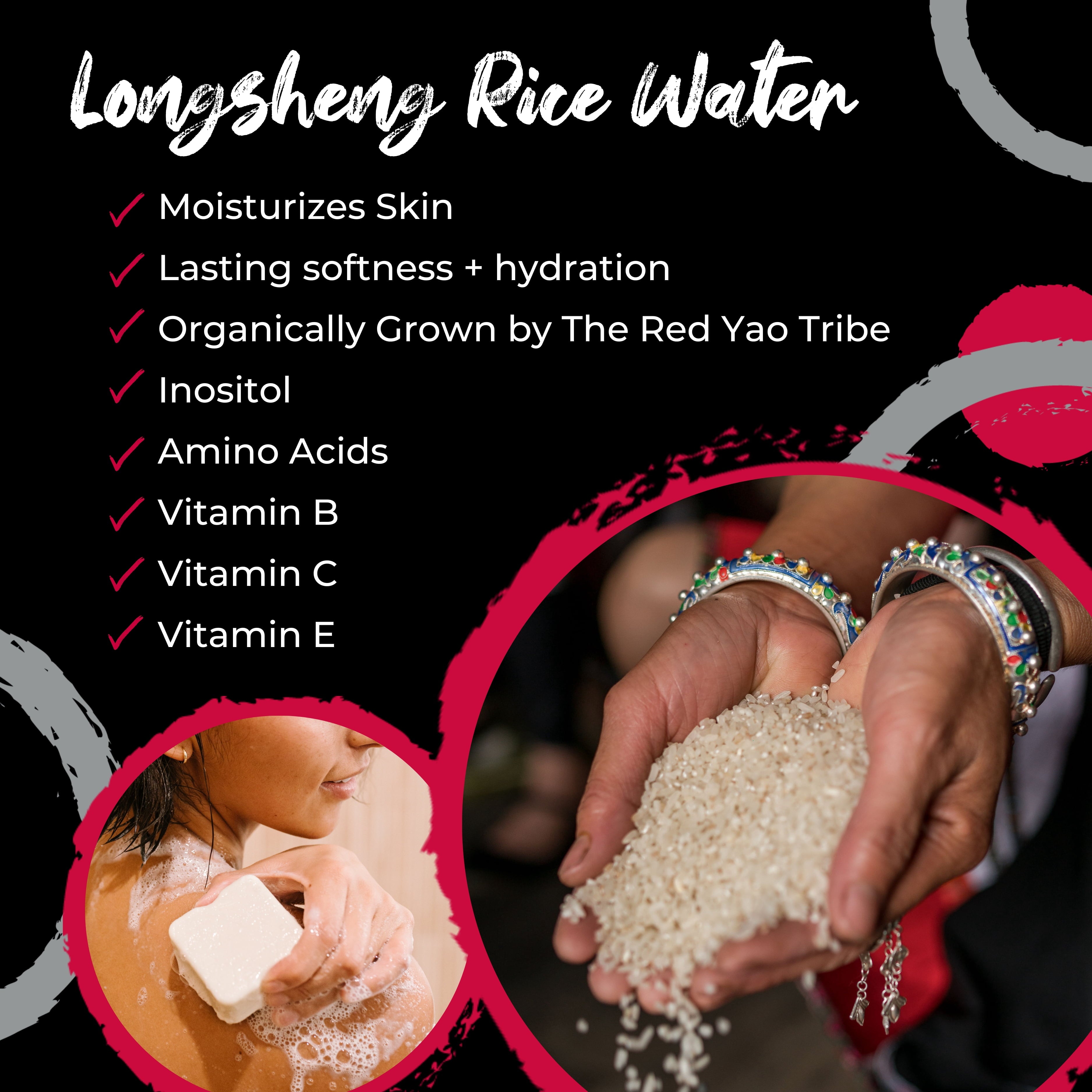 Viori Sulfate-Free, Paraben-Free, Zero-Waste Longsheng Rice Water Unscented Body Wash Bar, Native Essence, 120 Gram Bar